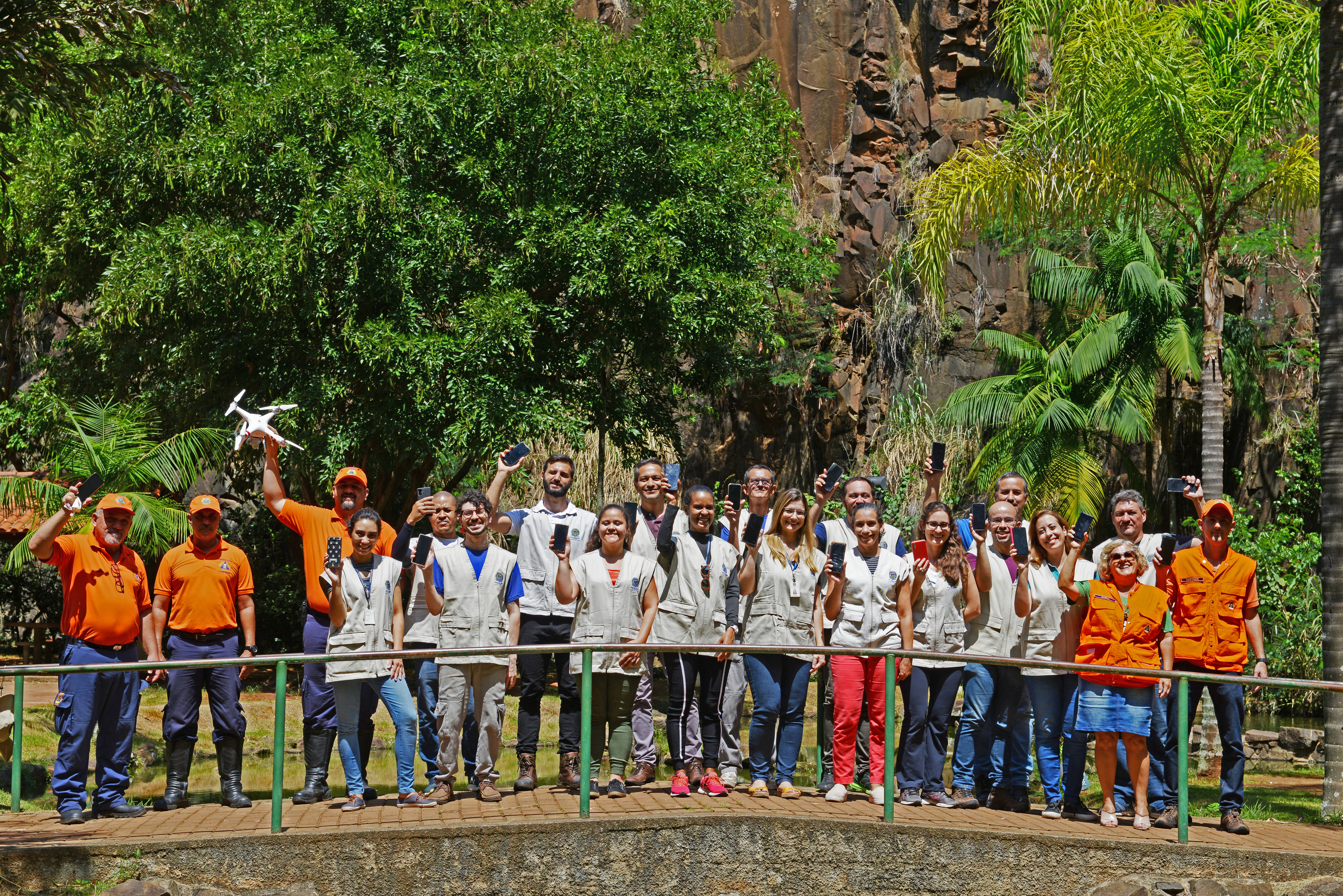 Equipe Campinas Cidade Resiliente foi o 1o lugar nos 10+ colaboradores por equipes de saúde, ambiente e outros órgãos