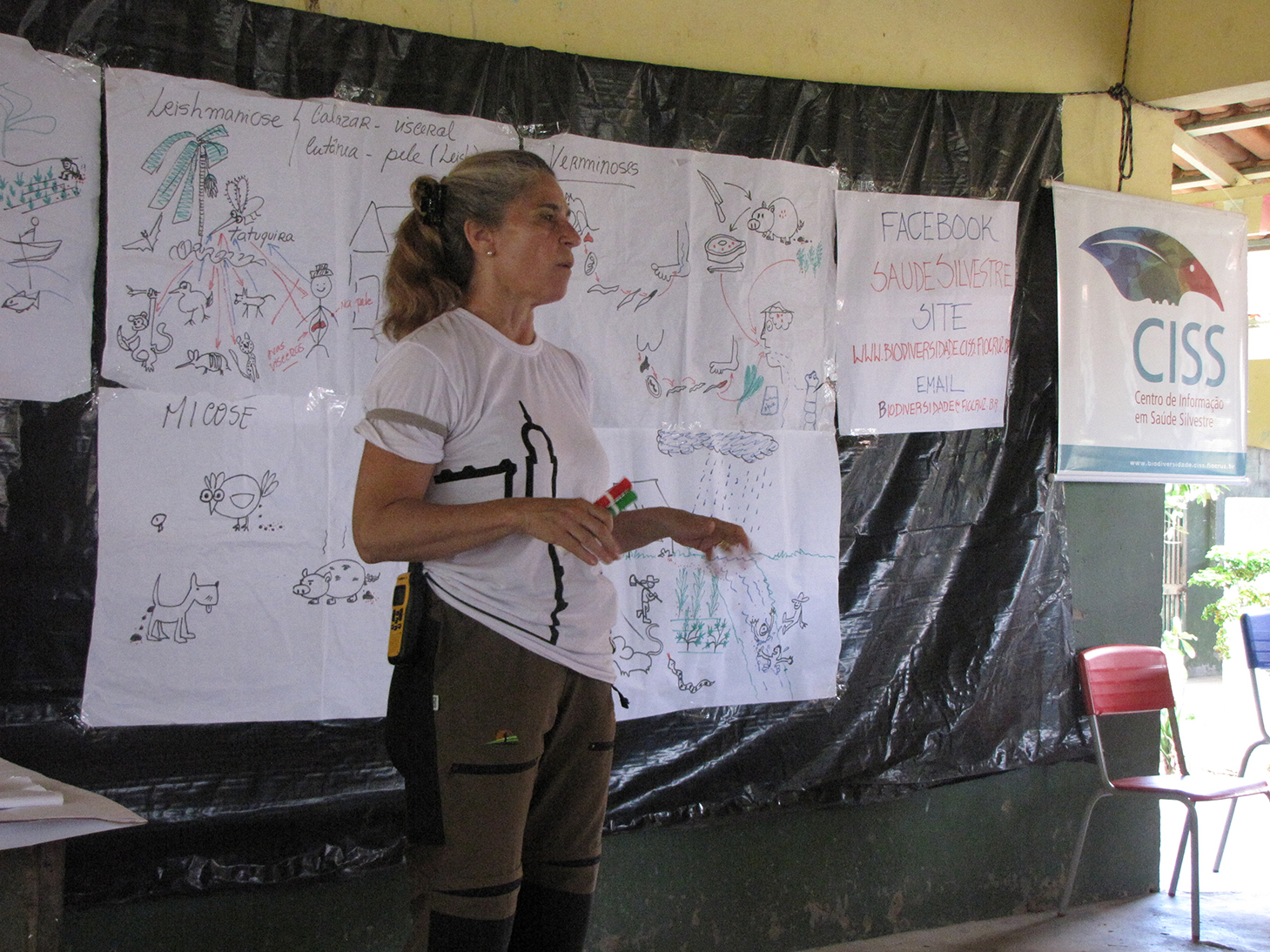 Palestra de prevenção e cuidados com doenças - Foto Rita Braune 