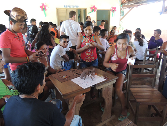 Montagem do material educativo da série vetores - Foto Raquel Marques