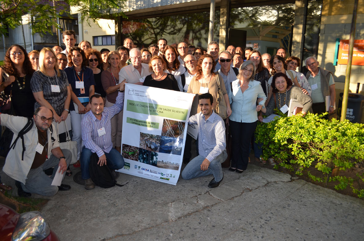Reunião da Rede de Laboratórios em Saúde Silvestre realizada na Fiocruz em setembro de 2013 