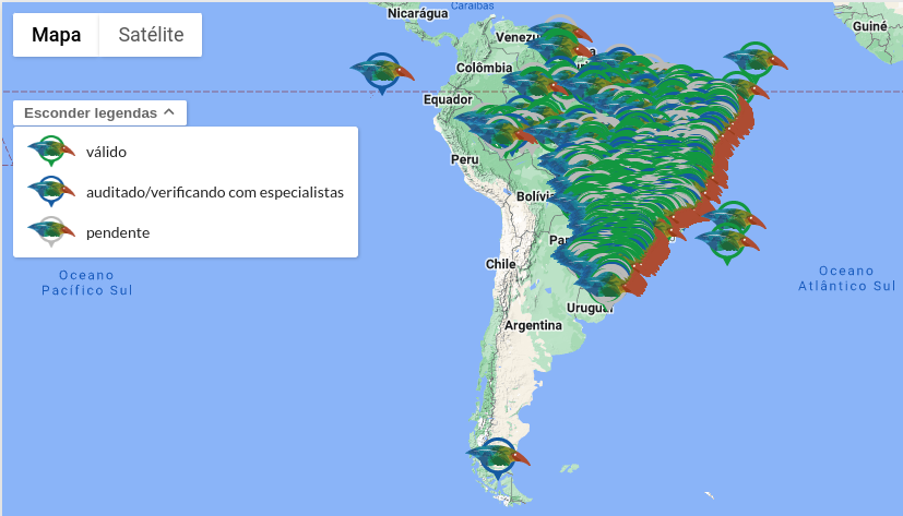 Registros de ocorrências no SISS-Geo