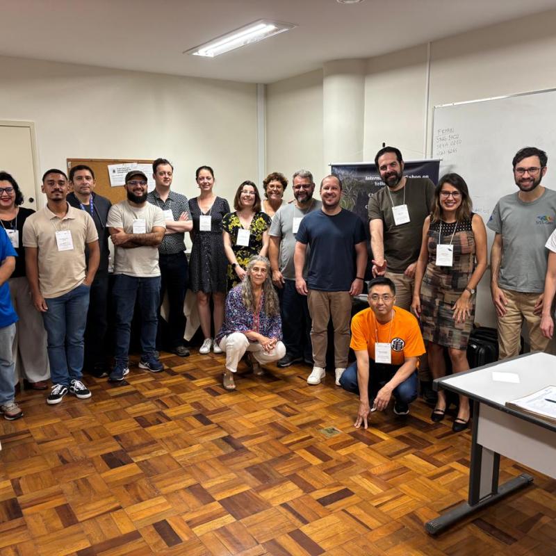 Pesquisadores e especialistas no workshop (Modelagem de Febre Amarela)